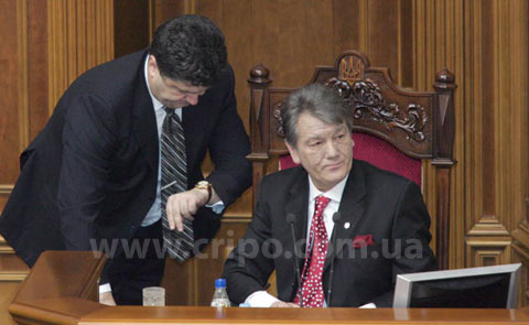Порошенко и Ющенко
