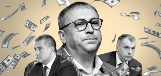 Слева направо: Сергей Аксенов, Гиллар Тедер, Владимир Константинов. Коллаж