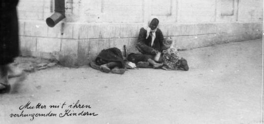 «Мати з її голодними дітьми». Харків, 1933 рік. Фото Александра Вінербергера. Надане власницею авторських прав Самарою Пірс. Вперше надруковане у книзі «Національна книга пам’яті жертв Голодомору. Харківська область, Харків 2018 рік