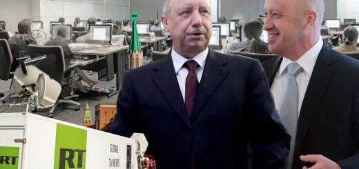 Александр Беглов и Евгений Пригожин, коллаж