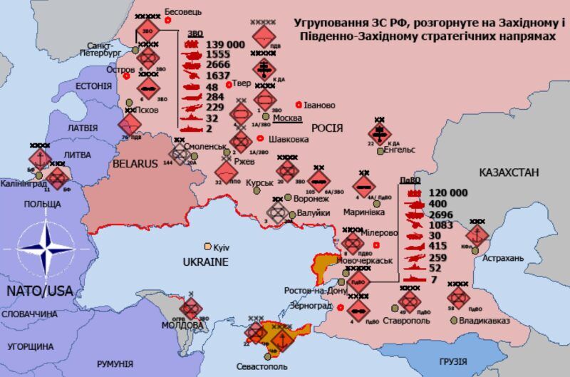 Служба внешней разведки Украины назвала главные внешние угрозы для страны