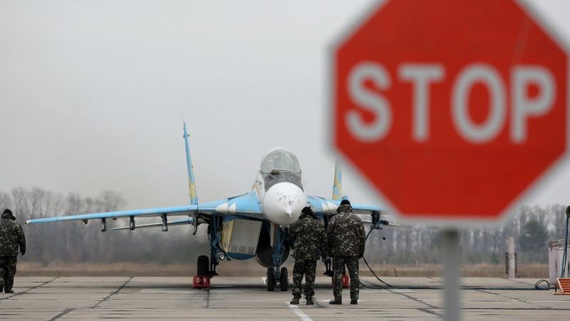 GETTY IMAGES Підпис до фото, Україна використовує радянські МіГ-29, але як воюватимуть її сили, коли ресурс цих літаків буде вичерпаний?