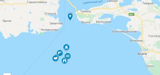 Интерактивная карта, показывающая ключевые позиции и события с 25 ноября
