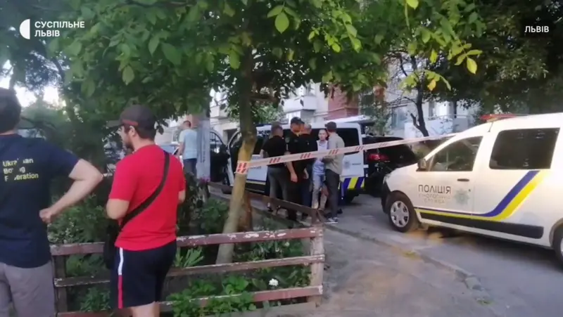 Місце нападу на Фаріон у Львів. Кадри Суспільне Львів