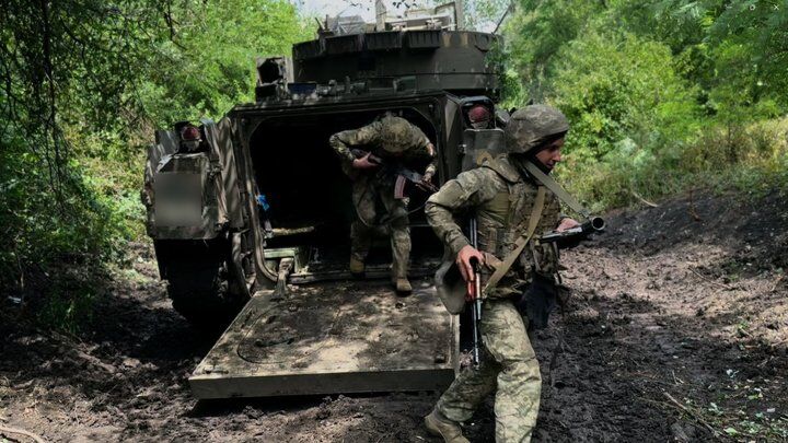 Військовослужбовці батальйону "Шквал". скрин з відео 47 ОМБР