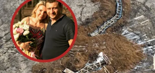 Юлія Нейман – громадянка Росії та її чоловік – уродженець Донецька Ігор Папуч будують фортифікації для ЗСУ колаж: glavcom.ua