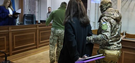 Підозрювана у шпигунстві на користь КДБ Білорусі журналістка Інна Кардаш під час засідання Шевченківського райсуду Києва, 18 березня 2026 року. Суспільне Новини/Іван Антипенко