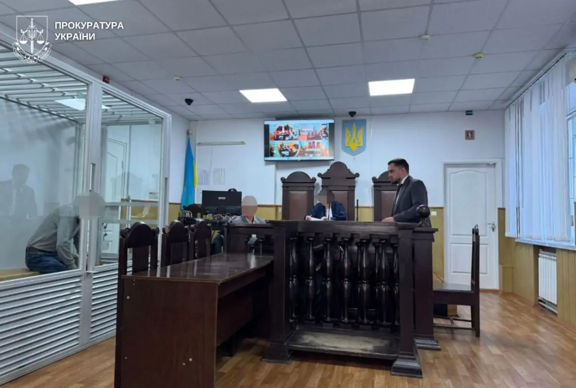 Судовий процес над одним із обвинувачених у справі щодо злочину проти дітей. Фото: Офісу генрокуратури
