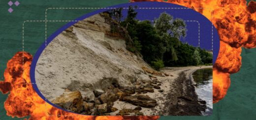 чому руйнуються береги Київського водосховища