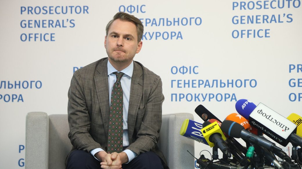 Генеральний прокурор України Руслан Кравченко під час брифінгу у Києві, 23 липня 2025 року. УНІАН/Віктор Ковальчук