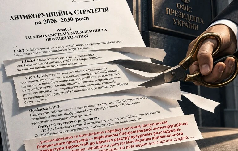 Великий саботаж антикорупційної стратегії під куполом Ради