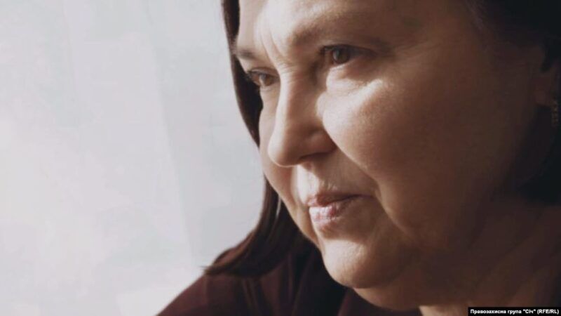 65-летняя жительница Донецка Ольга Политова