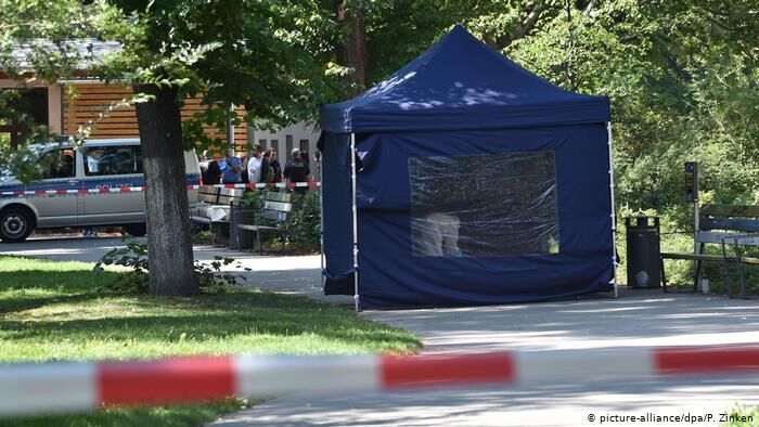 Место убийства Зелимхана Хангошвили в Берлине