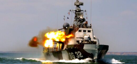 Корабель морської охорони #BG32 «Донбас» Маріупольського загону морської охорони ДПСУ під час навчань, червень 2018 року