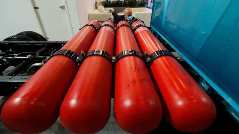 Экспозиция газового оборудования во время Российского газового форума. Фото: EPA