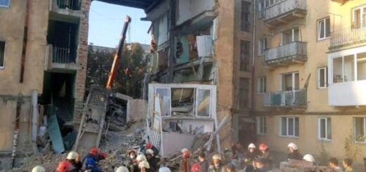 Обвал дома в Дрогобыче