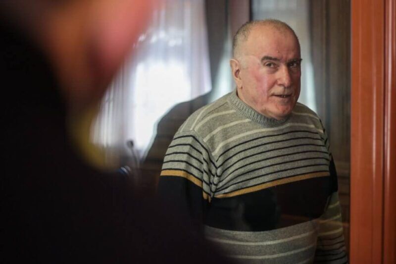 Алексей Пукач во время заседания Верховного суда 27 мая 2021 года. Фото: Стас Юрченко, Ґрати