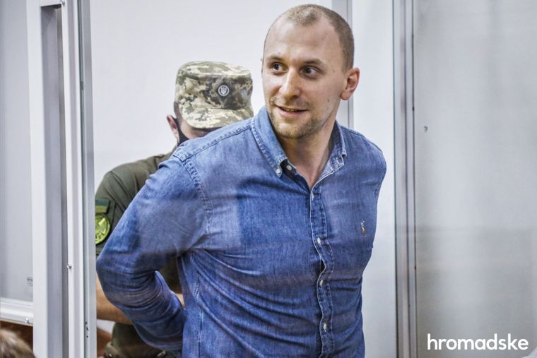 Андрей Кунавин в Шевченковском суде Киева Фото: Виктория Рощина/hromadske