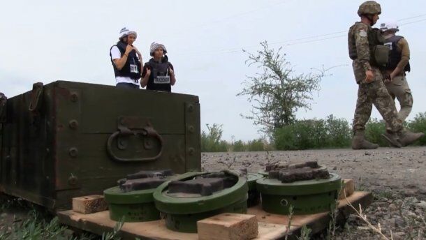 На Донбассе найдены российские противопехотные мины ПМН-2