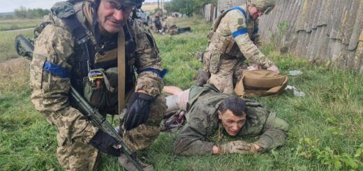 пленный российский подполковник под Изюмом