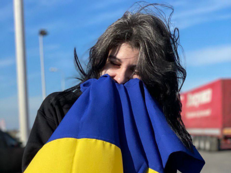 Суддя Юлія Матвєєва одразу після звільнення 17 жовтня 2022 року. Фото надане суддею