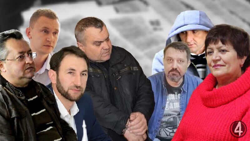 Сімка підозрюваних у отриманні хабарів на Рівненщині протягом 2015-2019 років. Деякі справи тривають вже п'ять років. Колаж «Четвертої влади» на основі власних фото