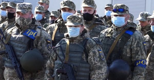 Сборы теробороны в Херсонской области, апрель 2021 года Фото: investigator.org.ua